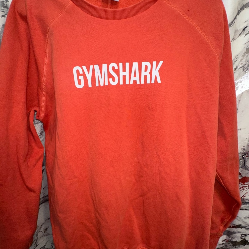 Gymshark Apollo crew neck pullover sweatshirt storm red Urban Active Aes…